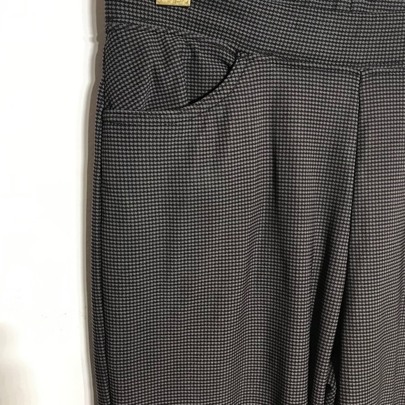 Women’s Micro check skinny stretch Legging Pant lined warm medium - Picture 2 of 7